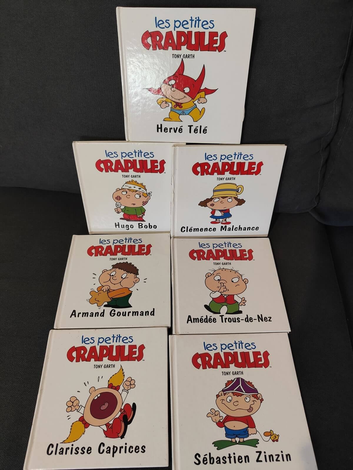 Lot de 6 livres enfants Les petites crapules Tony Garth