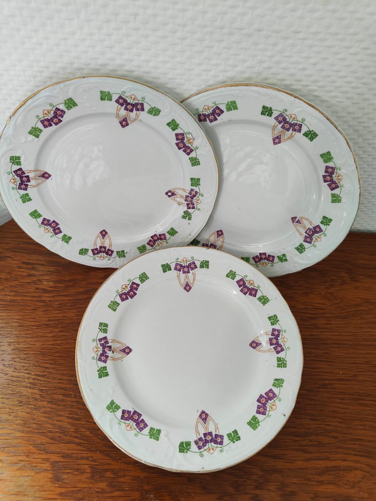 assiette vintage décoration table chic