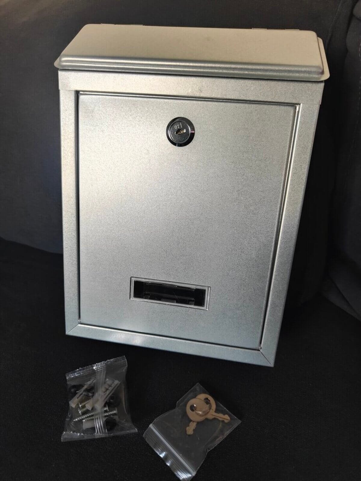 boite lettres acier galvanise anticorrosion