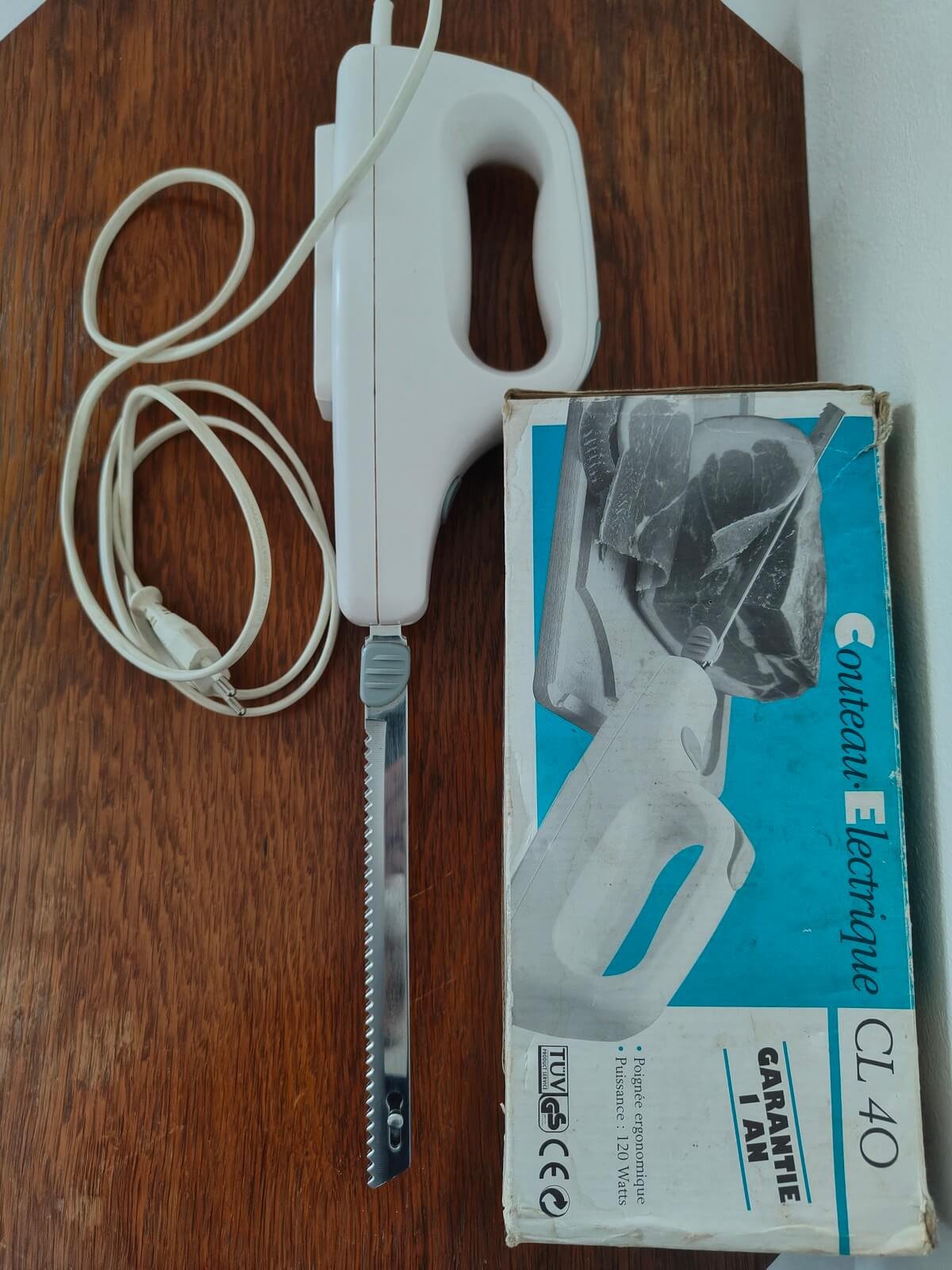 boite origine couteau électrique CL40 occasion