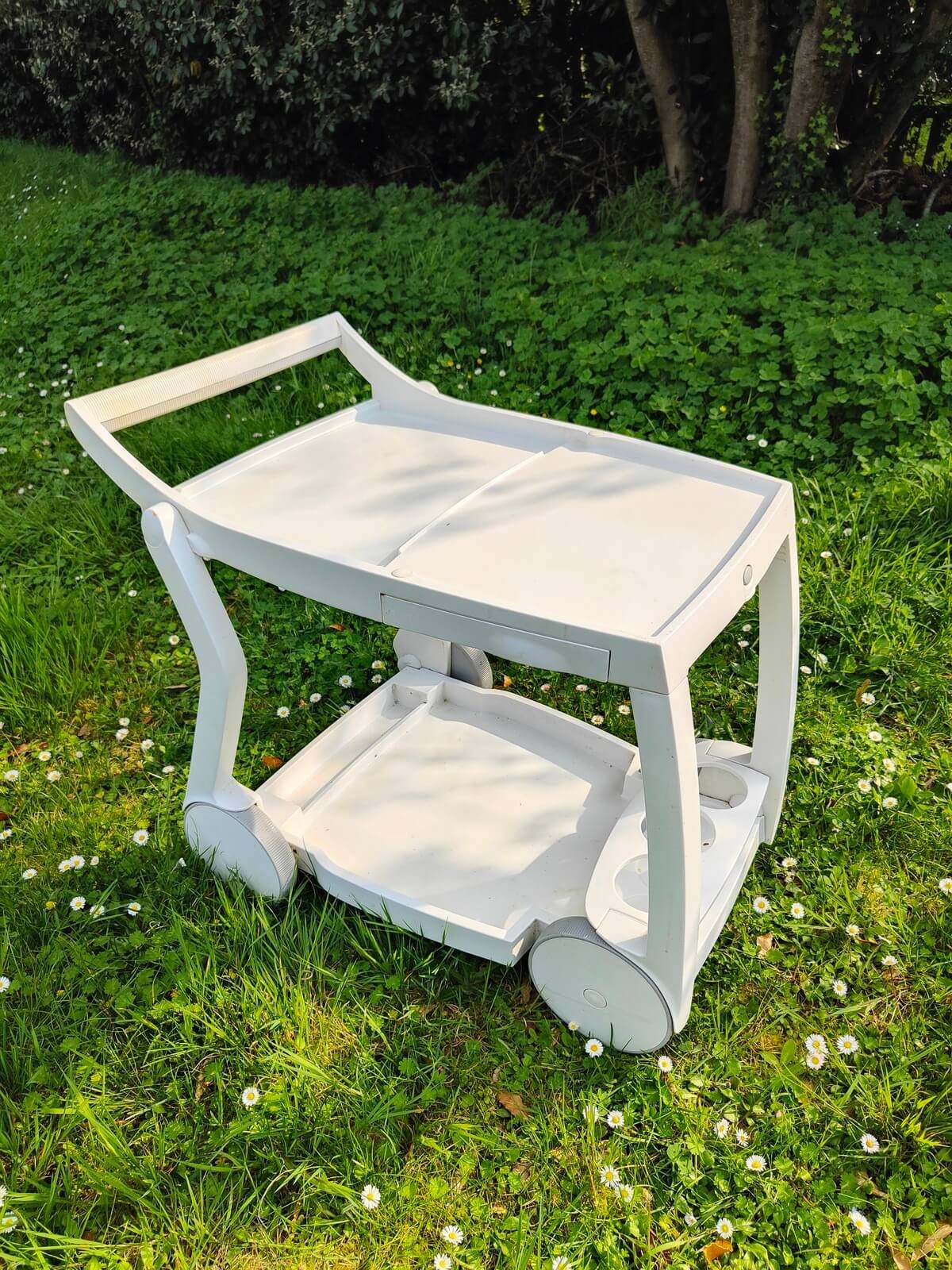 desserte jardin nardi roulettes extérieur