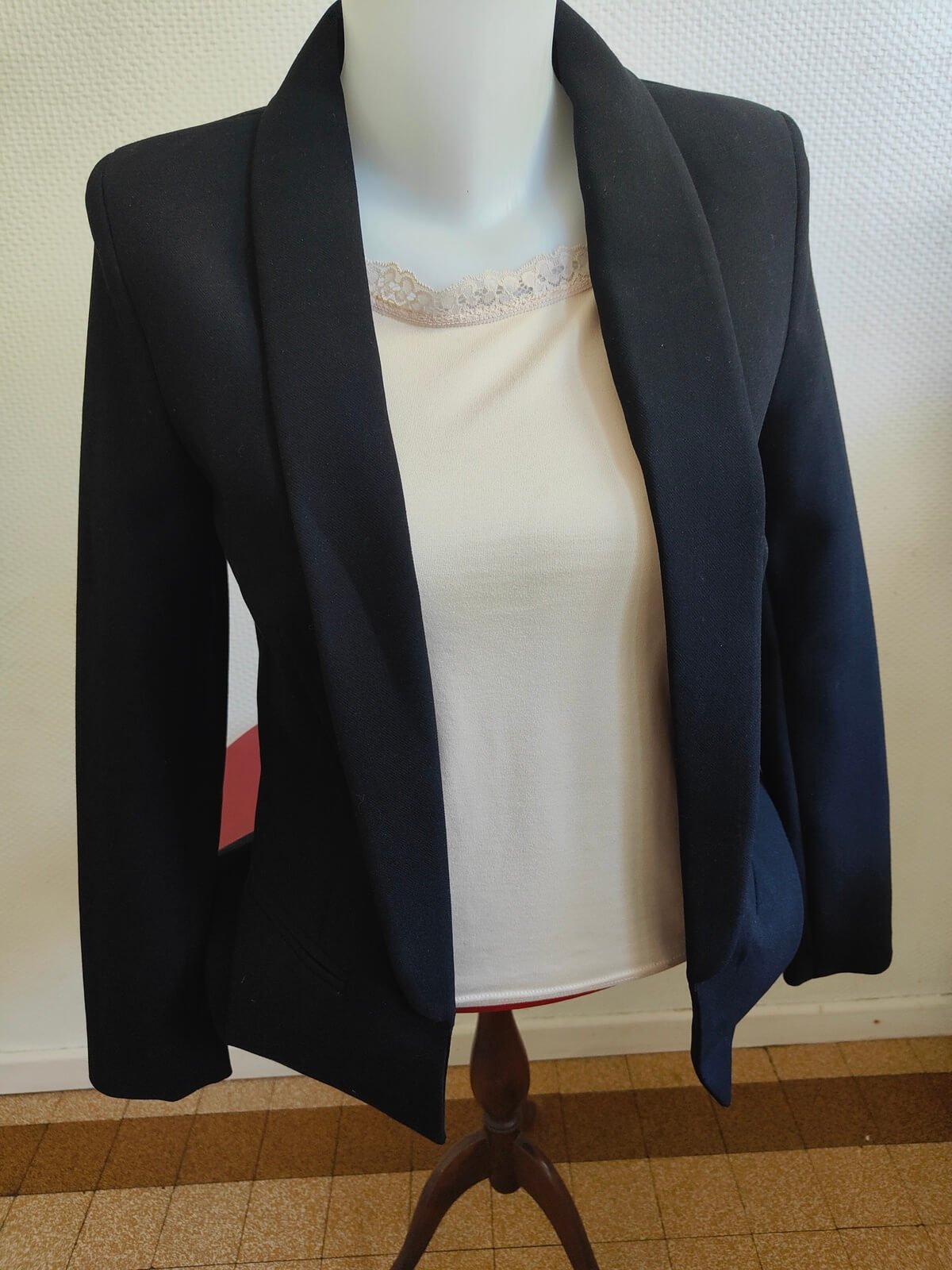 manches blazer noir femme occasion