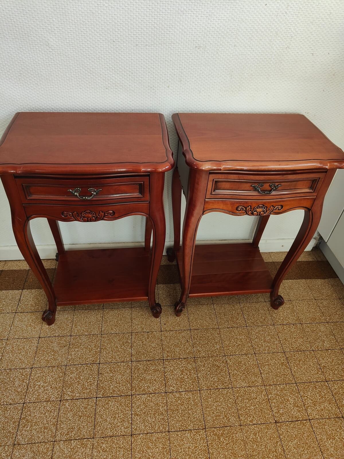 chevets vintage bois occasion meuble brocante authentique