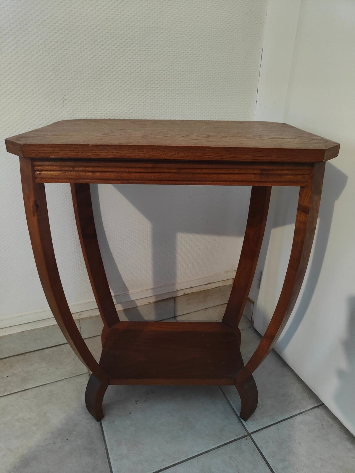 petite console en bois occasion style vintage meuble d’appoint