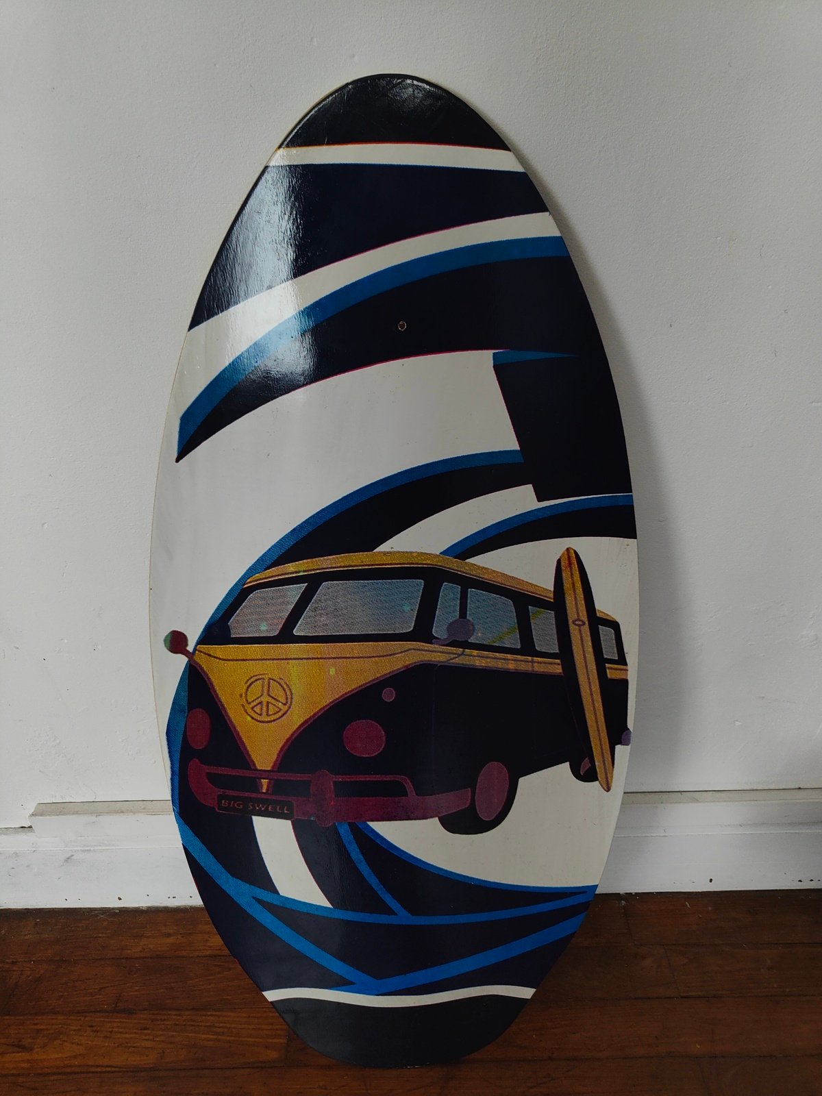 décoration murale brocante style surf bois vintage