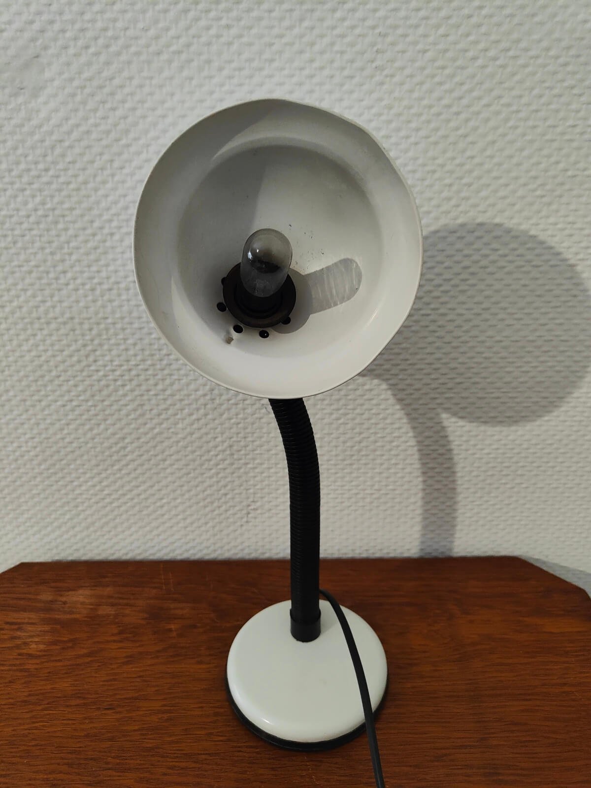 lampe abat jour blanc décentre occasion