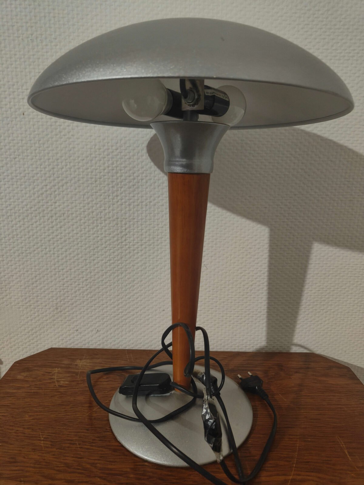 câble alimentation lampe vintage état visible