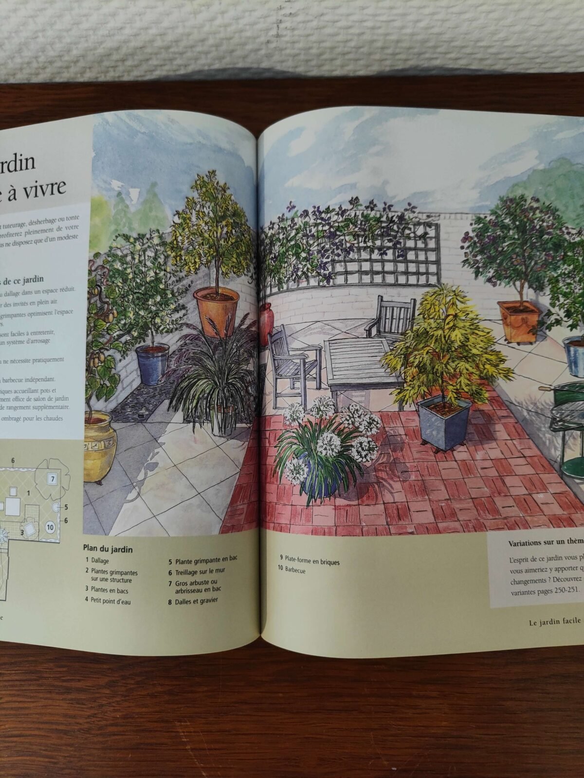 livre design paysager seconde main occasion jardin