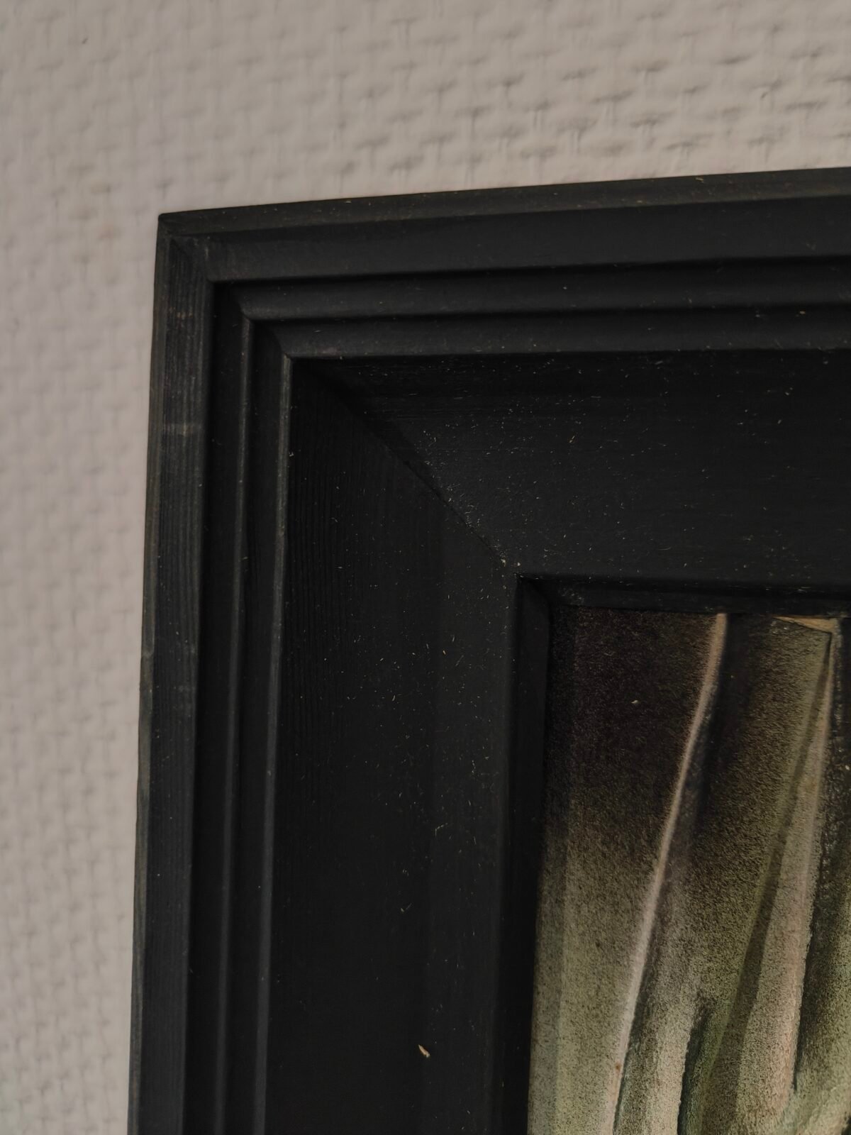 adre bois raffiné tableau pierrot vintage