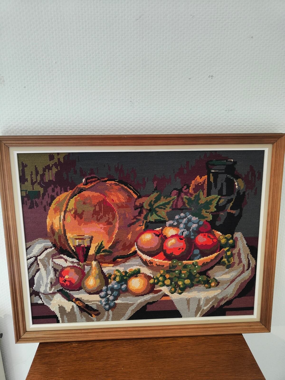 tableau canevas vintage fruits automne occasion décoration murale