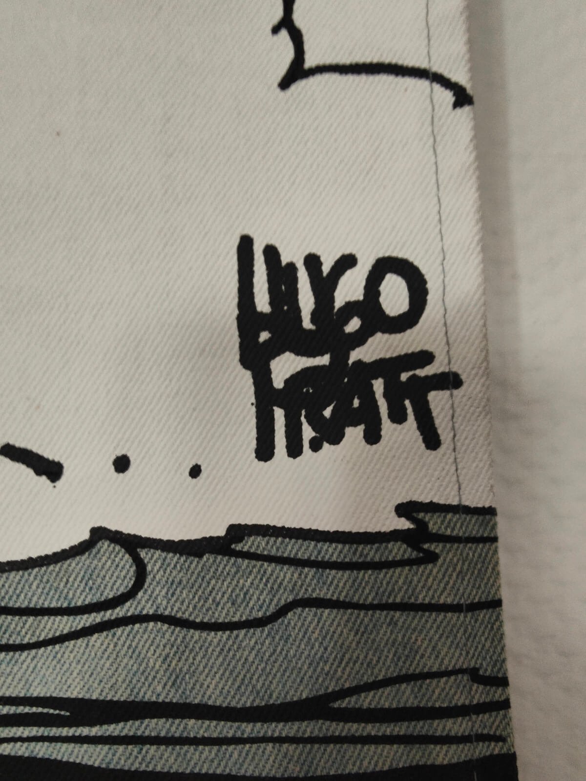 toile Corto Maltese décoration murale ambiance marine vintage