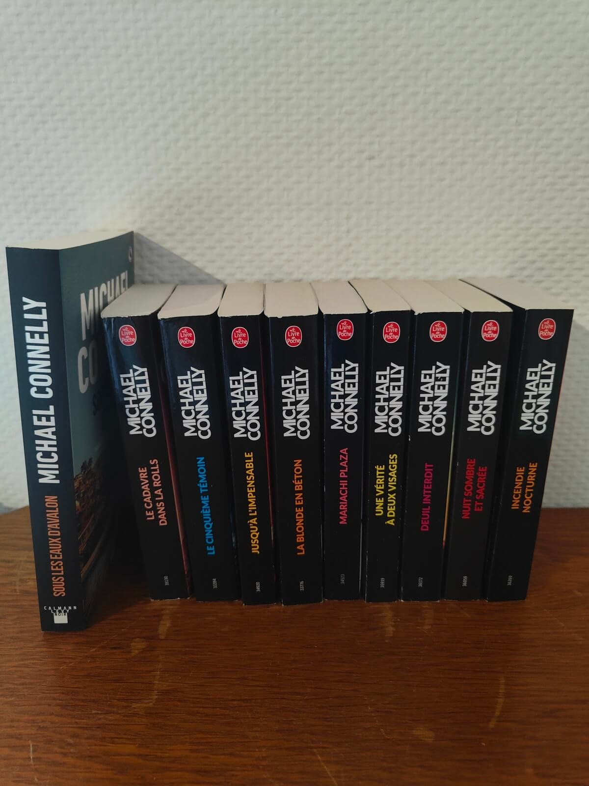 Livres Michael Connelly avec couvertures visibles