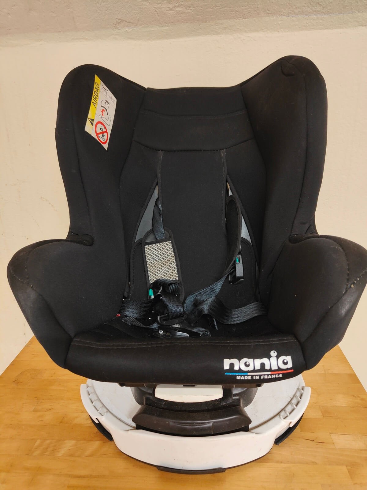 Siège auto Nania pivotant 0-18 kg d'occasion en bon état