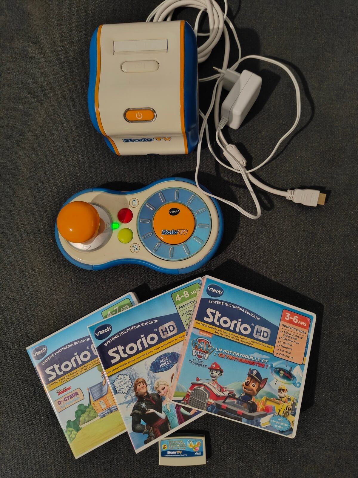 VTech Storio TV d'occasion avec 4 jeux éducatifs