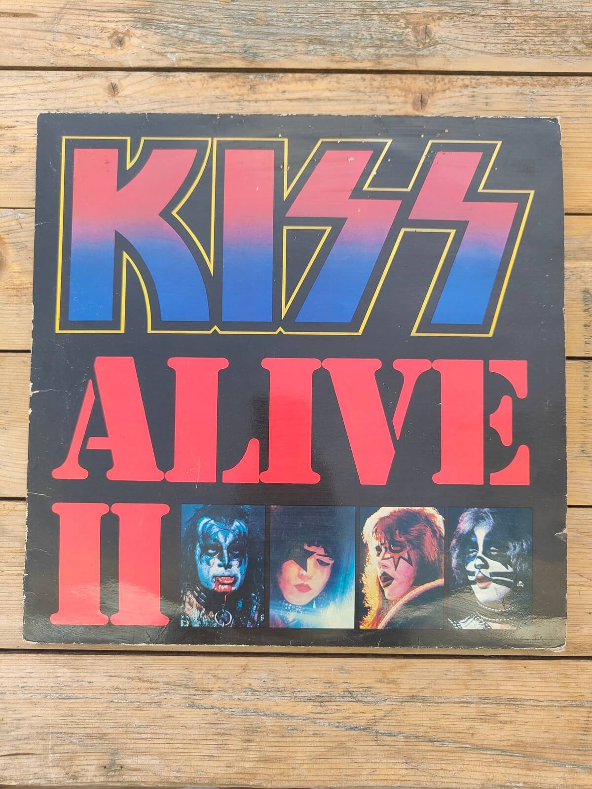 KISS Alive II 1977 double vinyle d'occasion avec pochette gatefold